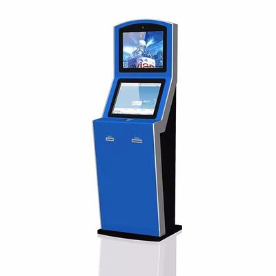 Kios Swadaya Layanan Mandiri Layar Sentuh Perangkat Lunak yang Dapat Disesuaikan dengan Layar 22 inci/32 inci dan Opsi Multi-Pembayaran
