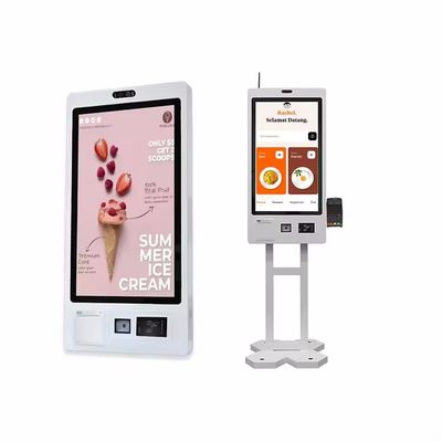 Kios Kios Layar Sentuh 22 inci Layanan Mandiri dengan Perangkat Lunak yang Dapat Disesuaikan dan Sistem Kios Interaktif Perawatan Rendah