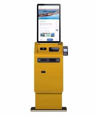 Monitor Layar Sentuh Kios Penagihan Layanan Mandiri dengan Resolusi 1920 X 1080 dan Rentang Suhu Luas (-10°C~60°C) Menampilkan Berbagai Input (HDMI, VGA, USB)