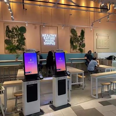 Monitor Layar Sentuh dengan Kecerahan 300cd/m2 Rasio Kontras 1000:1 dan Rentang Suhu Luas untuk Kios Penagihan
