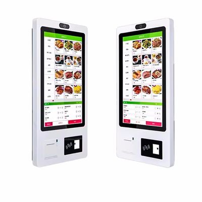Kiosk Software Lantai berdiri sendiri Mesin pemesanan makanan layar sentuh Kiosk