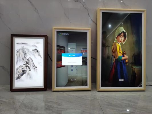 55 Inch LCD Advertising Display dengan Kecerahan 450cd/m2 dan Rasio Kontras 3000:1 untuk Digital Signage Komersial