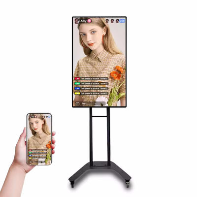 Layar Iklan LCD Kontras Tinggi dengan Sudut Pandang 178° dan Catu Daya 110-240V untuk Papan Tanda Digital Komersial