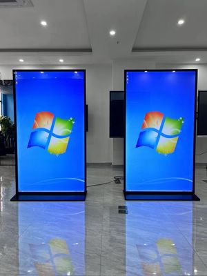 75 Inch LCD Advertising Display dengan Sudut Pandang 178° Kecerahan 450cd/m2 dan Rasio Kontras 3000:1 untuk Digital Signage Komersial