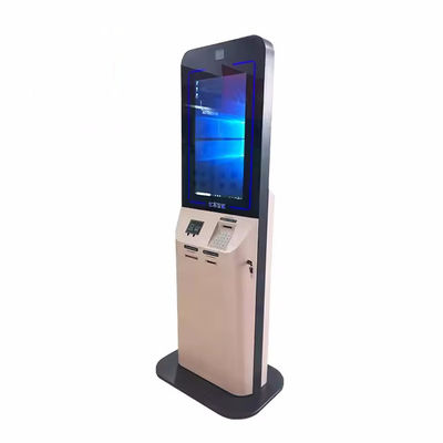 Kios Self Checkin Dengan Desain Khusus Dan Identifikasi Sidik Jari Dan Printer