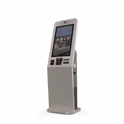 Kios Self Check-in Layar Sentuh dengan Sistem Penerbitan Kartu Gangguan Terintegrasi, Penerima Uang Tunai, dan Antarmuka Multi-Bahasa
