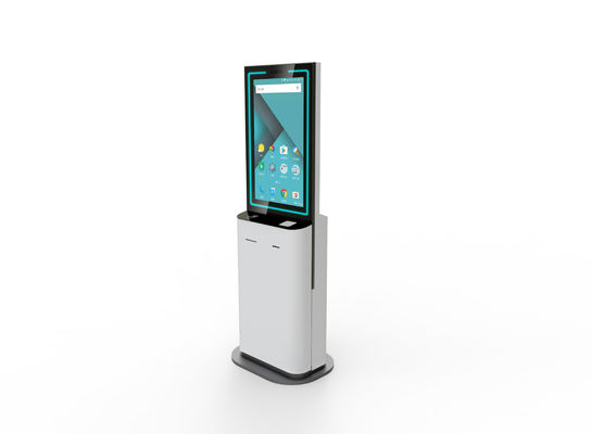 Kios Pesan Mandiri Layar LCD 22 inci dengan Pengenalan Wajah dan Pemindai 1D/2D Terintegrasi untuk Restoran