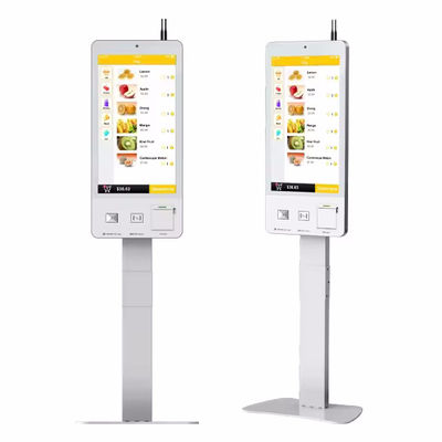 Sistem POS Layar Sentuh Layanan Mandiri dengan Pengenalan Wajah, Lampu LED, dan Layar 21,5/24/27 Inci