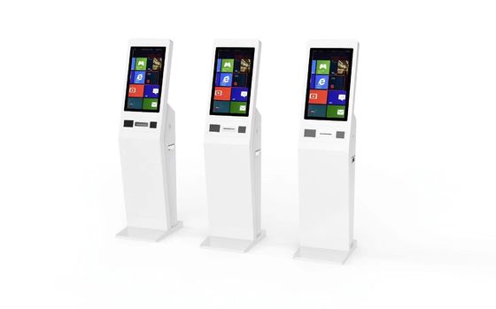 Sistem POS All-in-One dengan printer cash drawer dan barcode scanner untuk self-service