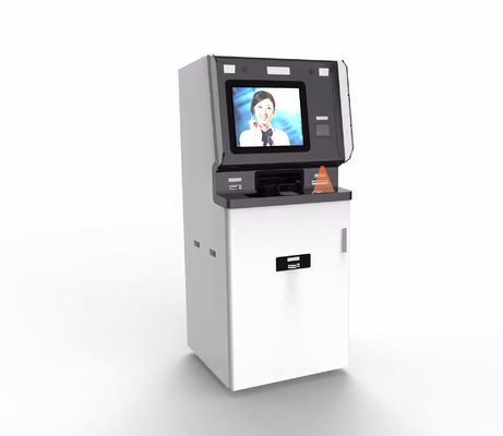 Kios Self Checkin yang disesuaikan dengan dispenser kartu kamera pengenalan wajah dan lampu LED