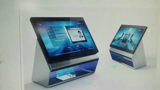 Kios Mandiri Layar Sentuh Shareme dengan Pembayaran yang Dapat Disesuaikan 22 inci/27 inci/32 inci Sistem Kios Interaktif