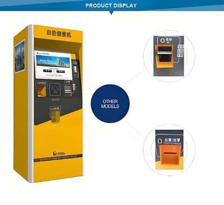 15 inci layar sentuh Self Service Parking Kiosk Low Maintenance dan Kompatibilitas