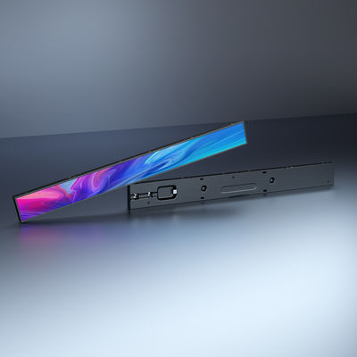 Layar Iklan LCD dengan Kecerahan 350cd/m2, Catu Daya 110-240V, dan Layar Peregangan untuk Papan Reklame Digital Komersial