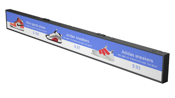 Pemutar Video LCD Industri Dengan Layar Rekaman Stretch Shelf 47,1 inci