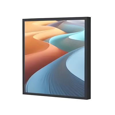 33.2 Inch LCD Display Periklanan Konstruksi logam untuk layar layar persegi Rasio1:1