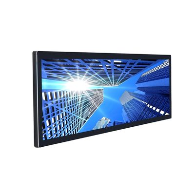 Monitor Layar Sentuh Strip dengan Resolusi 3840 X 1080 dan Input HDMI, VGA, USB untuk Kecerahan yang Disesuaikan