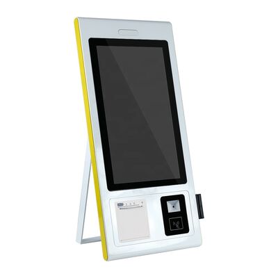 21.5 inci FHD Self Ordering Kiosk dengan 10-Point Capacitive Touch Screen dan Opsional Thermal Printer