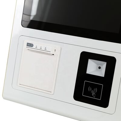 21.5 inci FHD Self Ordering Kiosk dengan 10-Point Capacitive Touch Screen dan Opsional Thermal Printer