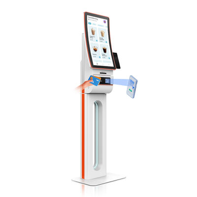 Kios Self Check-in Layar Vertikal 23,6" dengan Resolusi 1920x1080 dan Perangkat Lunak Opsional Multi-OS