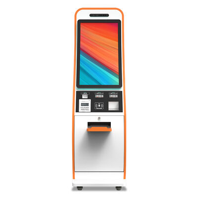 Kios Self Check-in Layar Sentuh 21,5/32 Inci dengan OS Android/Windows dan Konektivitas WiFi/Ethernet/Bluetooth/3G/4G