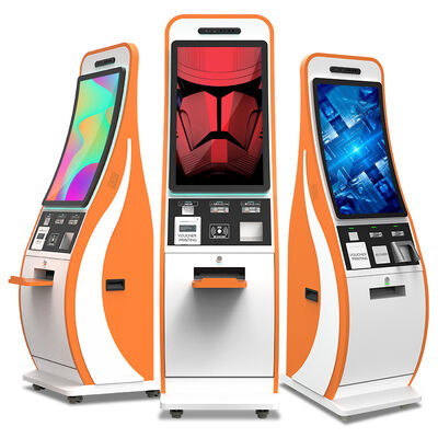 Kios Self Check-in Layar Sentuh 21,5/32 Inci dengan OS Android/Windows dan Konektivitas WiFi/Ethernet/Bluetooth/3G/4G