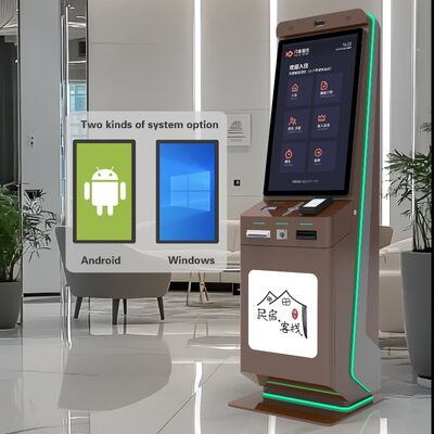 Kios Self Check-In Hotel dengan Pembayaran Kode QR dan Layar Sentuh untuk Layanan Mandiri Berdiri Lantai