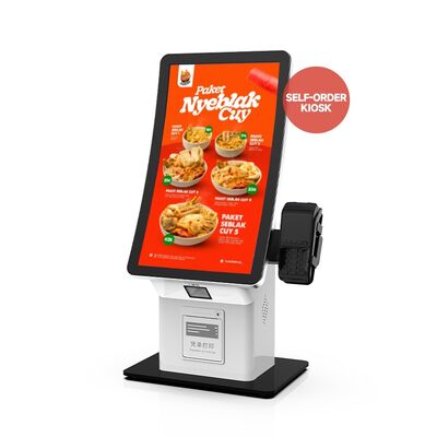 Kios Self Check-in dengan Layar LCD Kapasitif Sentuh 10 Titik, Resolusi 1920x1080, dan CMS Berbasis Cloud untuk Layanan Mandiri Interaktif