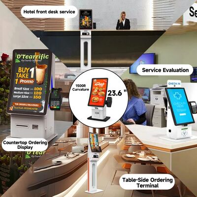 Kios Self Check-in dengan Layar LCD Kapasitif Sentuh 10 Titik, Resolusi 1920x1080, dan CMS Berbasis Cloud untuk Layanan Mandiri Interaktif