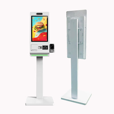21.5/23.8/32 Inch Floor Standing Self Ordering Kiosk with SDK Android/Windows OS Touch Screen Payment Kiosk untuk Supermarket