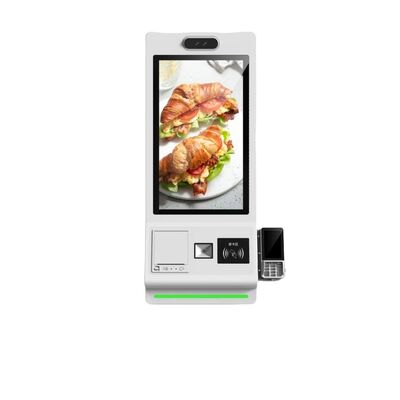 21.5/23.8/32 Inch Floor Standing Self Ordering Kiosk with SDK Android/Windows OS Touch Screen Payment Kiosk untuk Supermarket