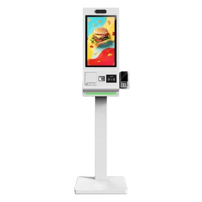 21.5/23.8/32 Inch Floor Standing Self Ordering Kiosk with SDK Android/Windows OS Touch Screen Payment Kiosk untuk Supermarket