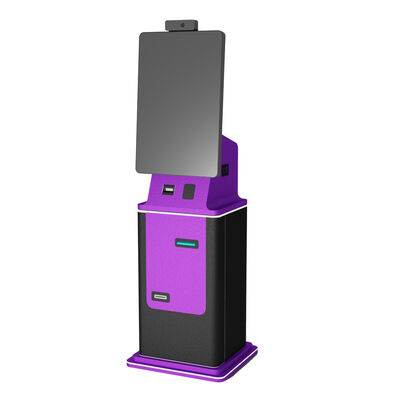 Self-Service Payment Kiosk with Wi-Fi Connectivity Touchscreen Printer and RAL Powder-Coated Finish for Public Access Terminal
