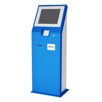 Kios Self-Service Komersial dengan layar sentuh berkapasitas 10 titik resolusi 1920X1080 dan casing logam stainless steel
