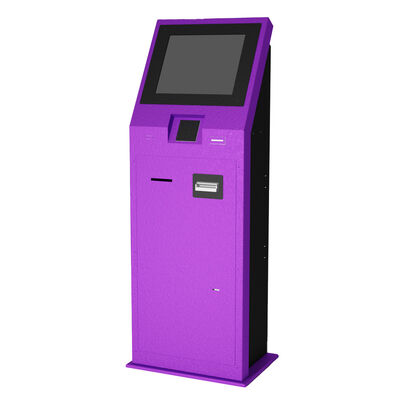 Kios Self-Service Komersial dengan layar sentuh berkapasitas 10 titik resolusi 1920X1080 dan casing logam stainless steel