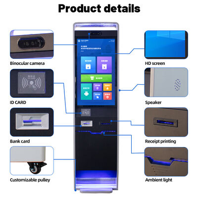 Self Checkin Kiosk dengan Resolusi 1920X1080 Capacitive Touch 10 Point Screen dan Intel Core I5 Processor