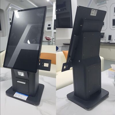 21.5 Inch Capacitive Touch 10 Point Self Service Kiosk with Thermal Printer and POS Bracket