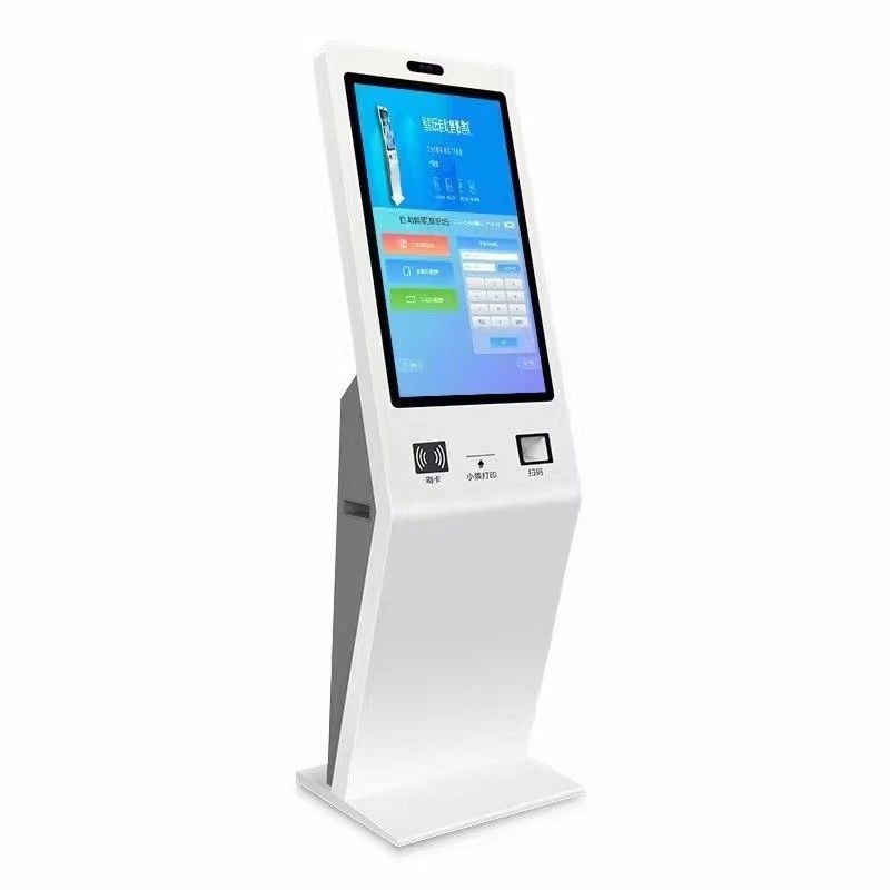 32 Inch Metal Touch Screen Self Service Kiosk Low Maintenance Untuk Pemesanan Makanan
