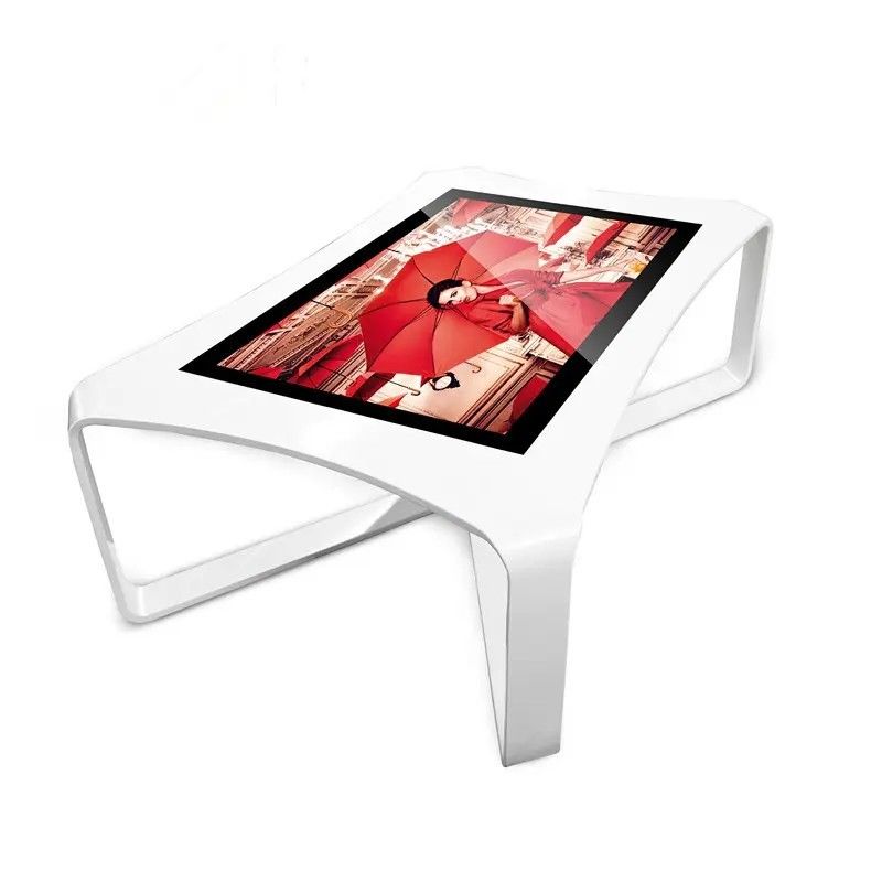 43 Inch Multi-Touch Interactive Touch Screen Table dengan Resolusi 1920X1080 untuk Aplikasi Meja Kopi Pintar