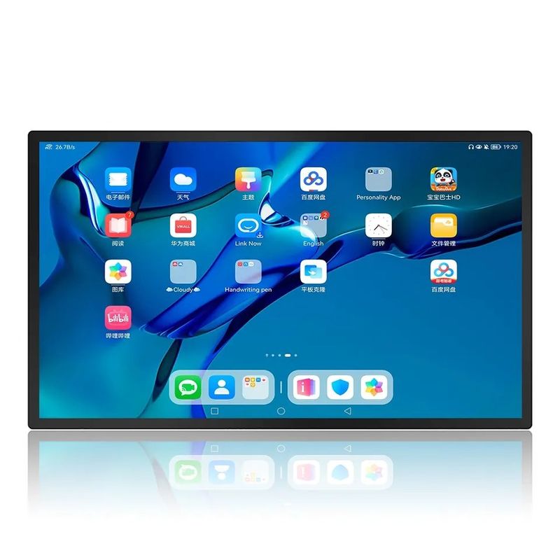 86 Inch Wall Mounted LCD Advertising Display dengan Resolusi 4K untuk Digital Signage Pemerintah