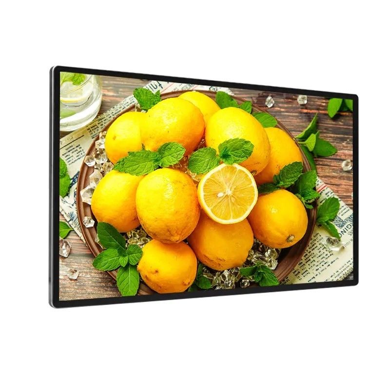 98 Inch Wall Mounted LCD Advertising Display dengan resolusi 1920 x 1080 dan perlindungan IP55 IP65