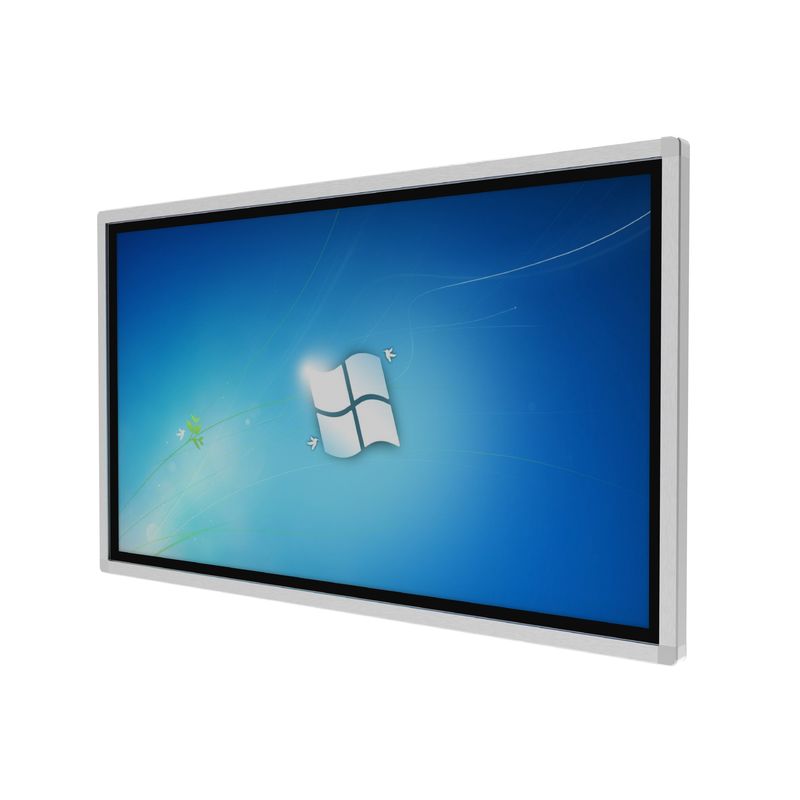 55 Inch Layar Sentuh Kios Digital dengan Sentuhan Inframerah dan Sistem Operasi Windows Komputer All In One