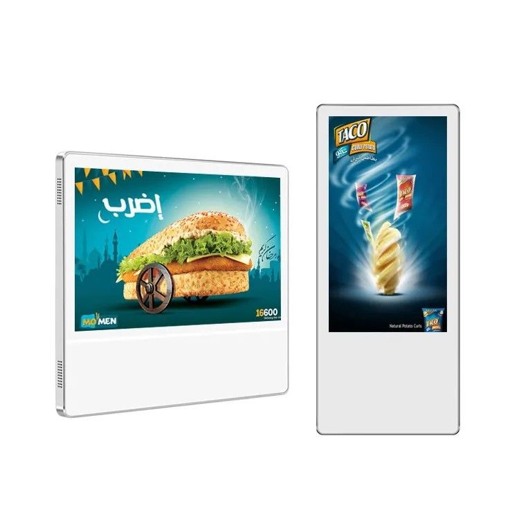 Layar 24 inci untuk iklan lift dengan Android 4G dan resolusi 1920 x 1080 untuk signage digital lift