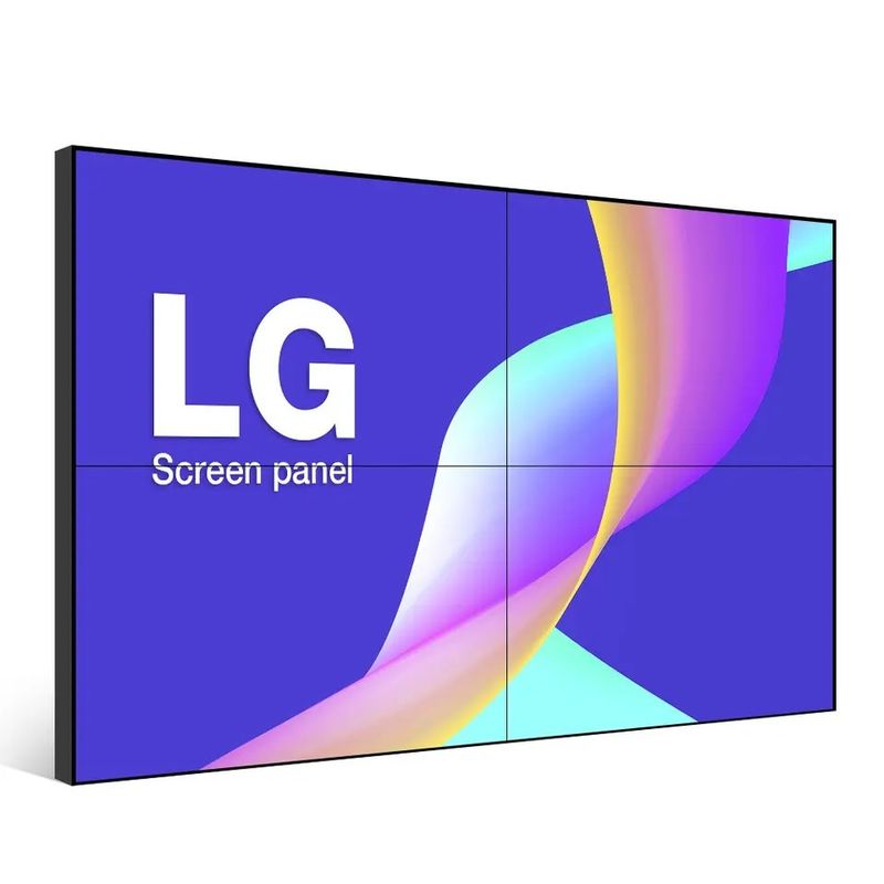 75 Inch LCD Splicing Wall Video Wall dengan Kecerahan Tinggi dan Sudut Pandang Lebar untuk Digital Signage