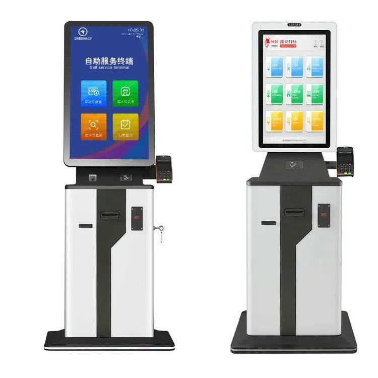 Menyentuh layar Hotel Self Check In Kiosk 32 Inch Parkir Mobil Pembayaran Kiosk Self Service