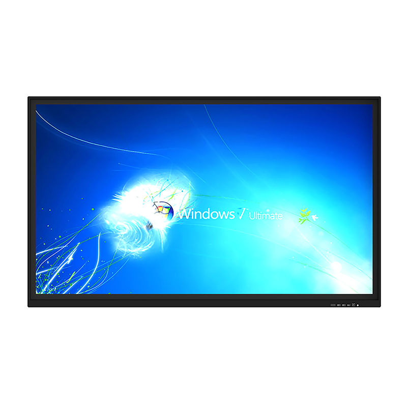 75 inci layar sentuh monitor layar dinding dipasang Android TV All In One layar sentuh Kiosk