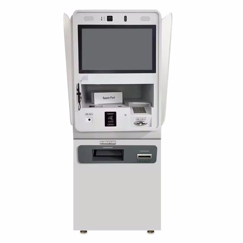 Self Service Kiosk Pengakuan Wajah Dengan 1D / 2D Scanner Untuk Catering / Bandara