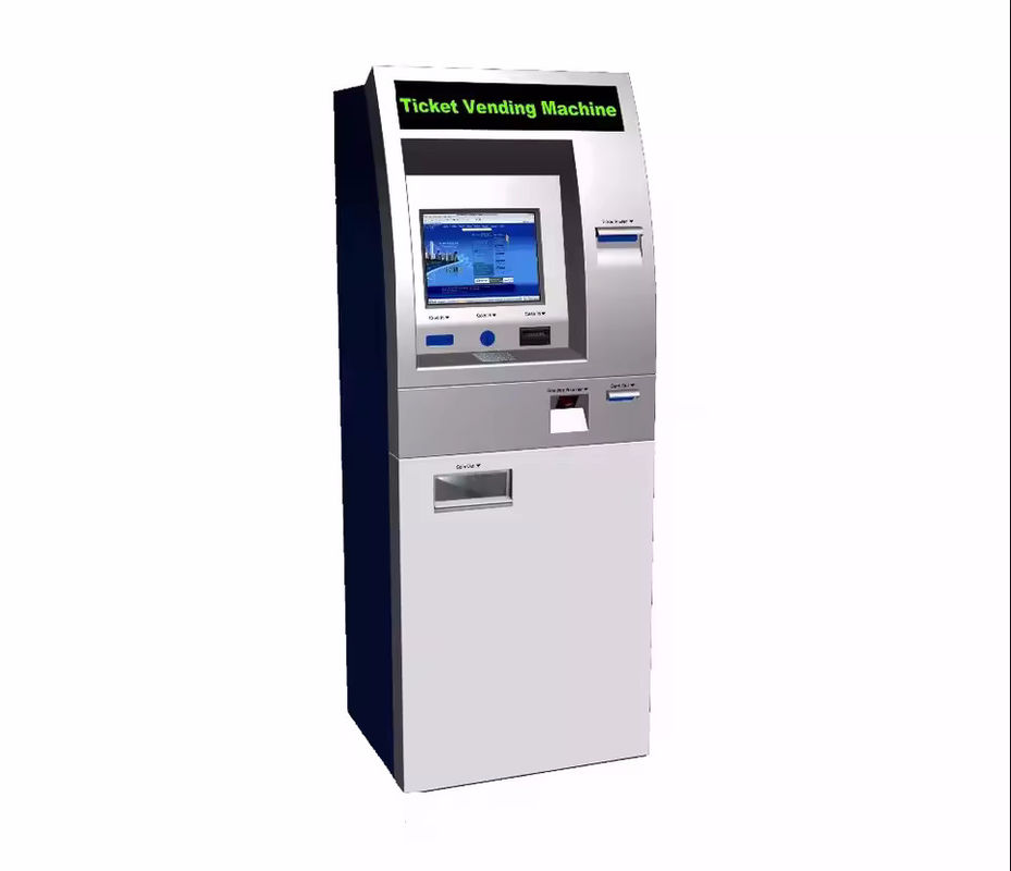 Kios Self Check-in Kustom dengan Penerima Uang Tunai dan Layar Sentuh 21,5/24/27/32 inci