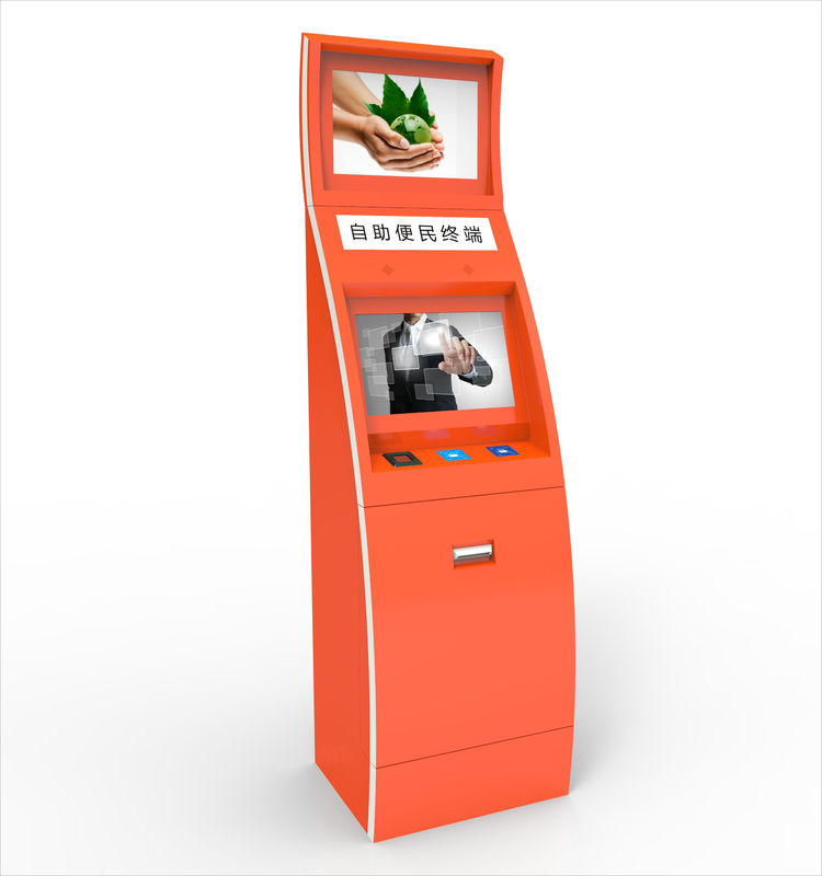 Kios Self Service layar sentuh yang dapat disesuaikan dengan perawatan rendah dan konektivitas Wi-Fi untuk layanan interaktif