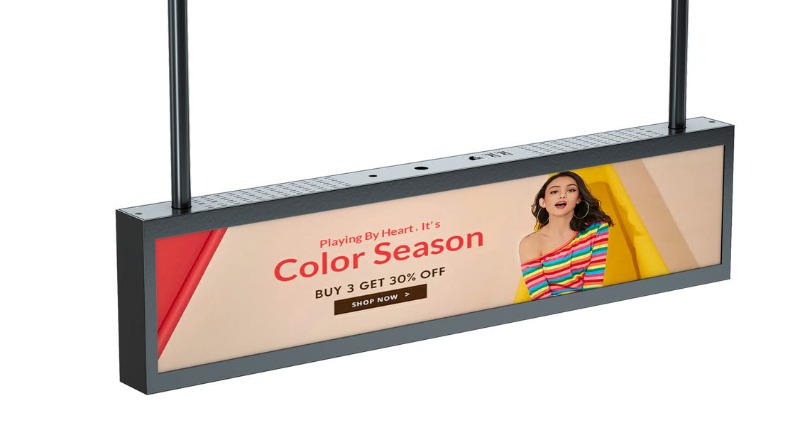 24inch Dual Screen Touch Screen Digital Kiosk with Metal Enclosure and Stretch Screen