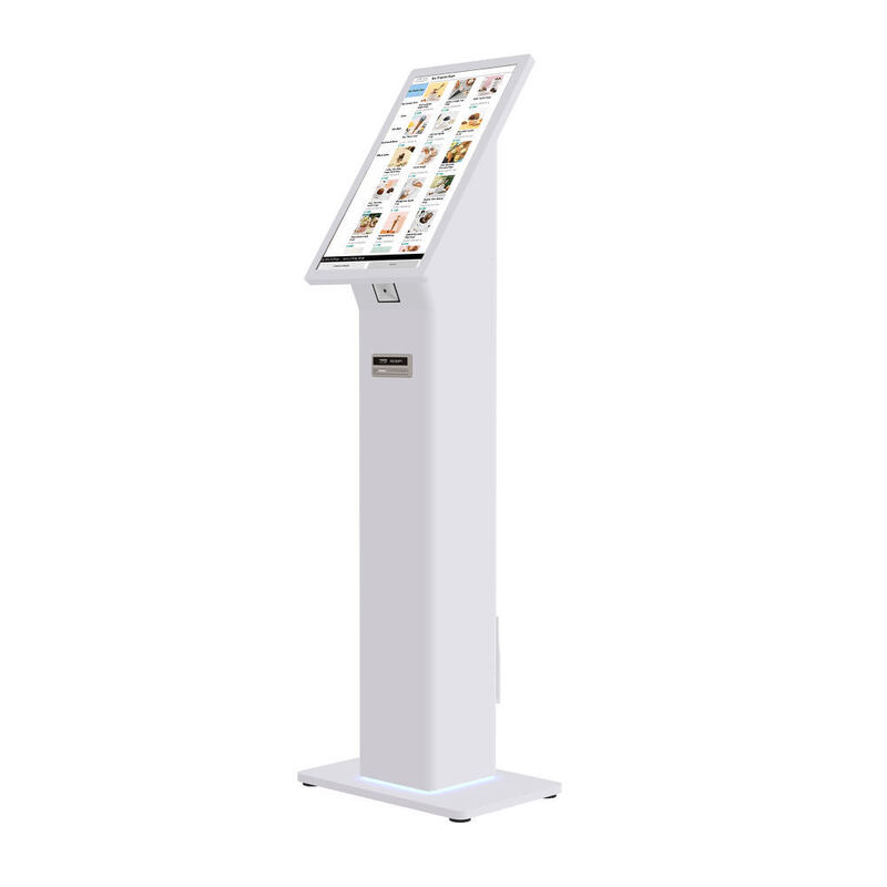 Self Checkin Kiosk dengan QR Code ID Card Reader, Windows 10 OS, dan Lampu LED yang Dapat Dikustomisasi untuk Check-In Pelanggan yang Efisien